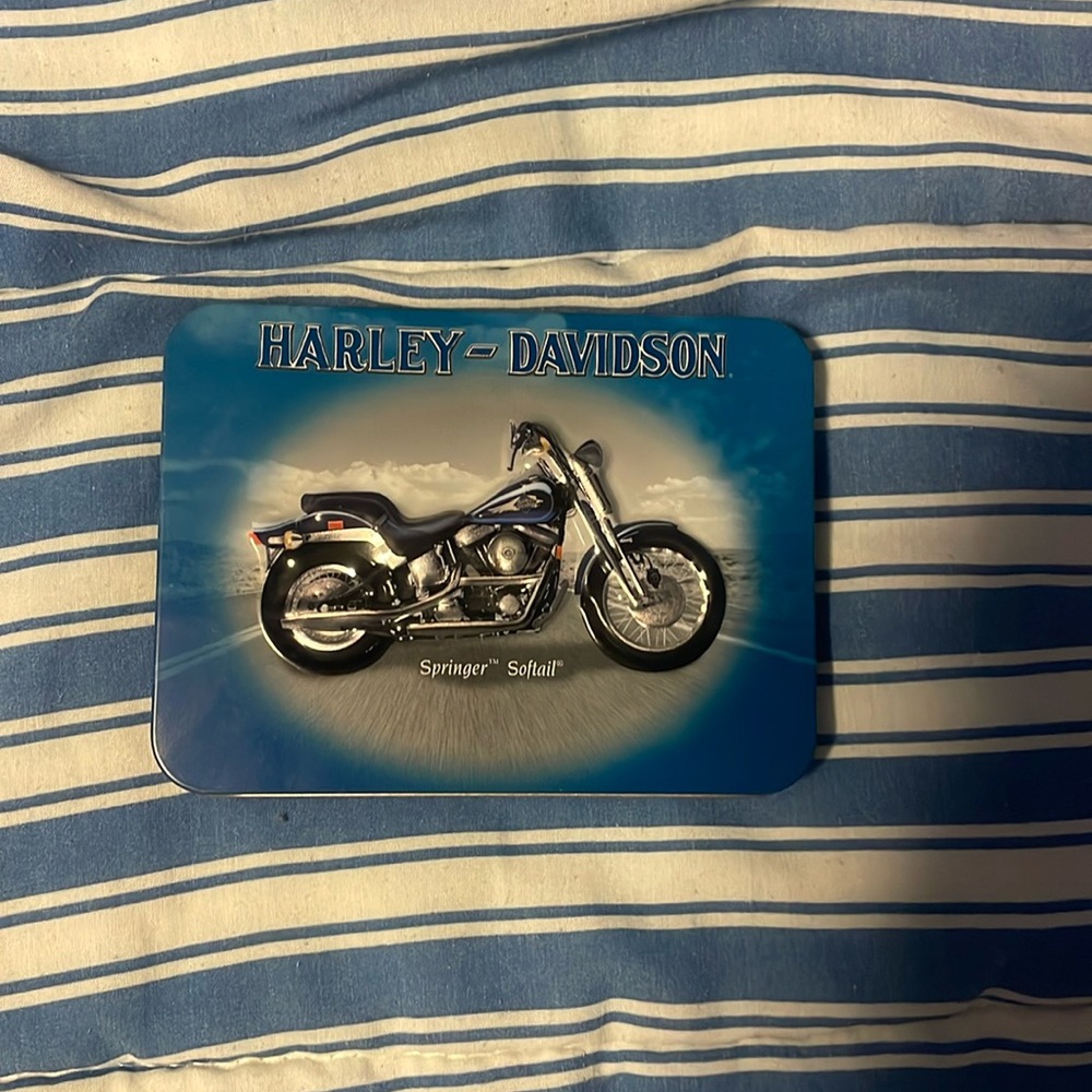 Harley Davidson playing cards